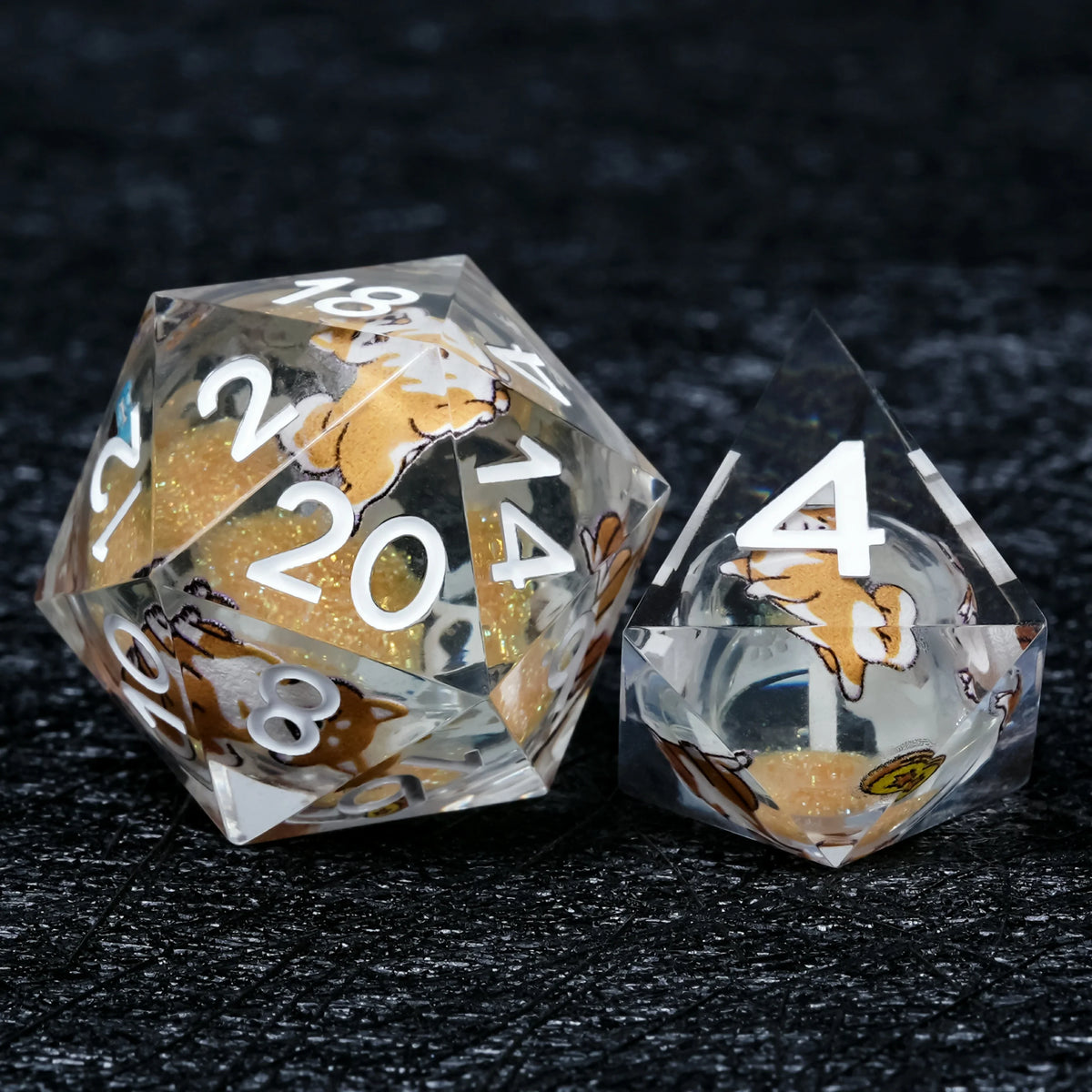 Shiba Inu Liquid Core Dice Set – alternate product view