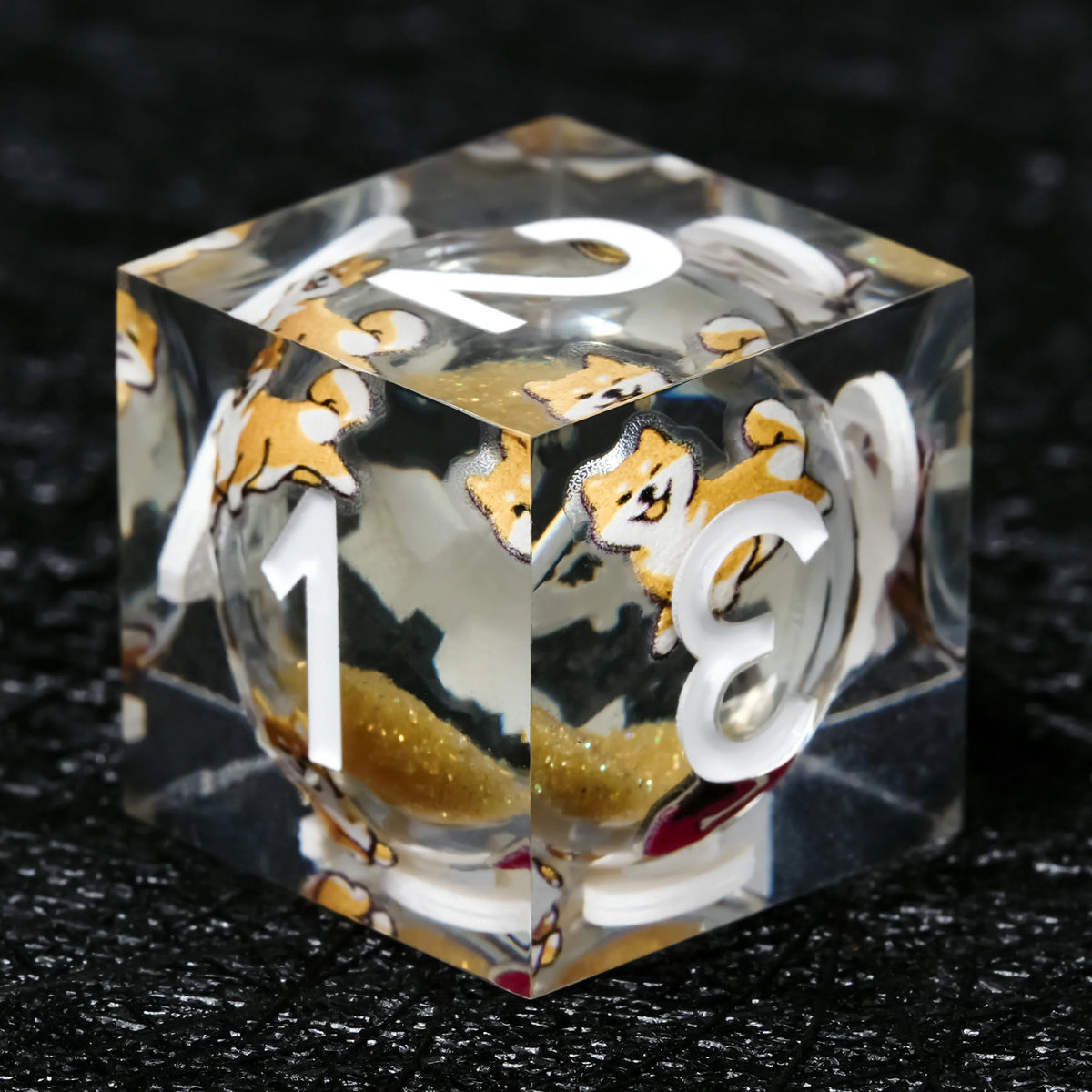Shiba Inu Liquid Core Dice Set – alternate product view