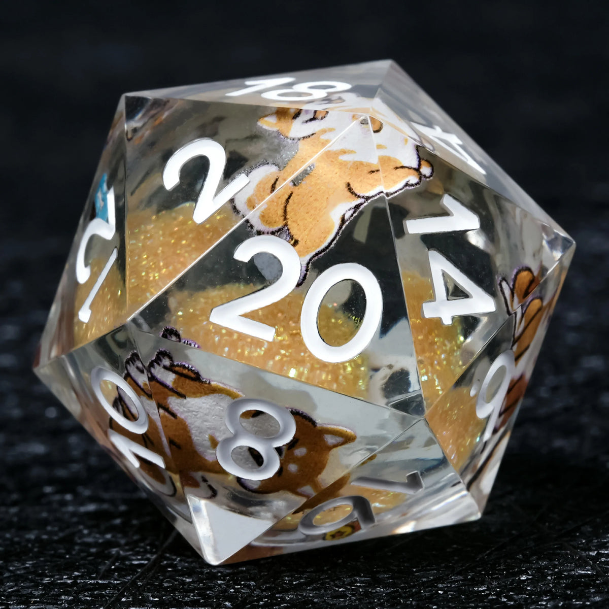 Shiba Inu Liquid Core Dice Set – alternate product view