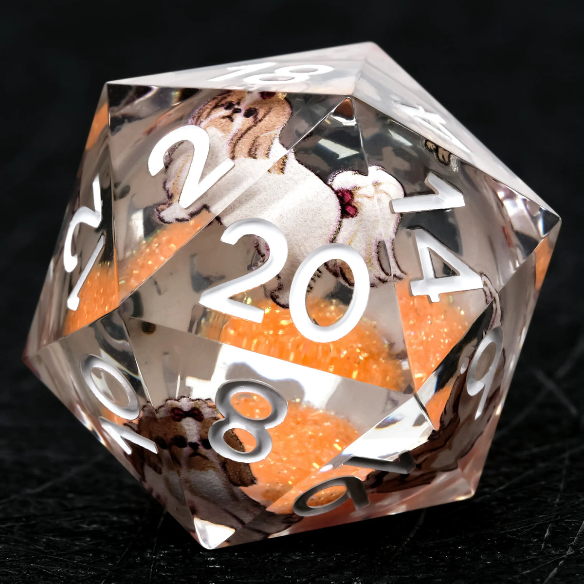 Shih Tzu Liquid Core Dice Set – alternate product view