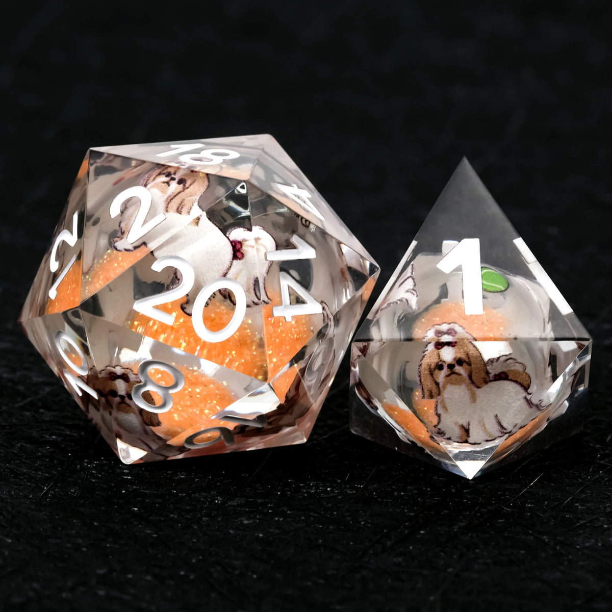 Shih Tzu Liquid Core Dice Set – alternate product view