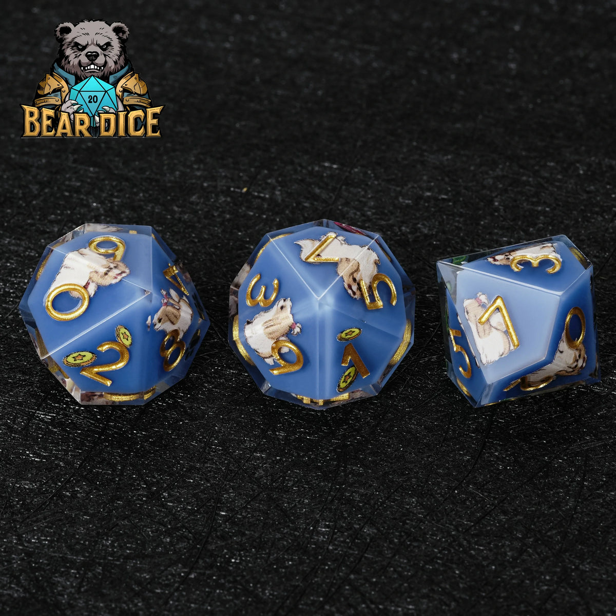 Shih Tzu Resin D10 Dice – alternate product view
