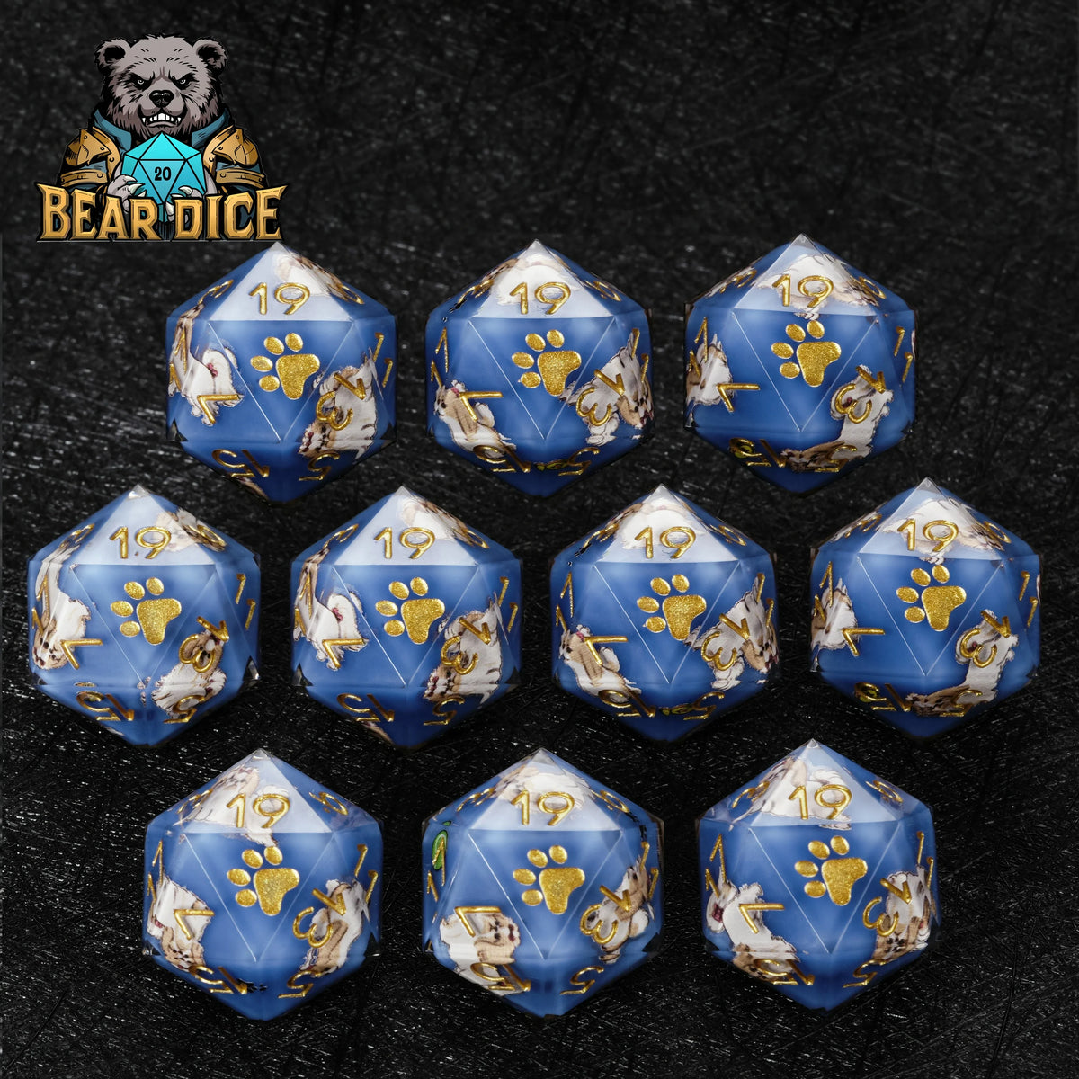 Shih Tzu Resin D20 Die