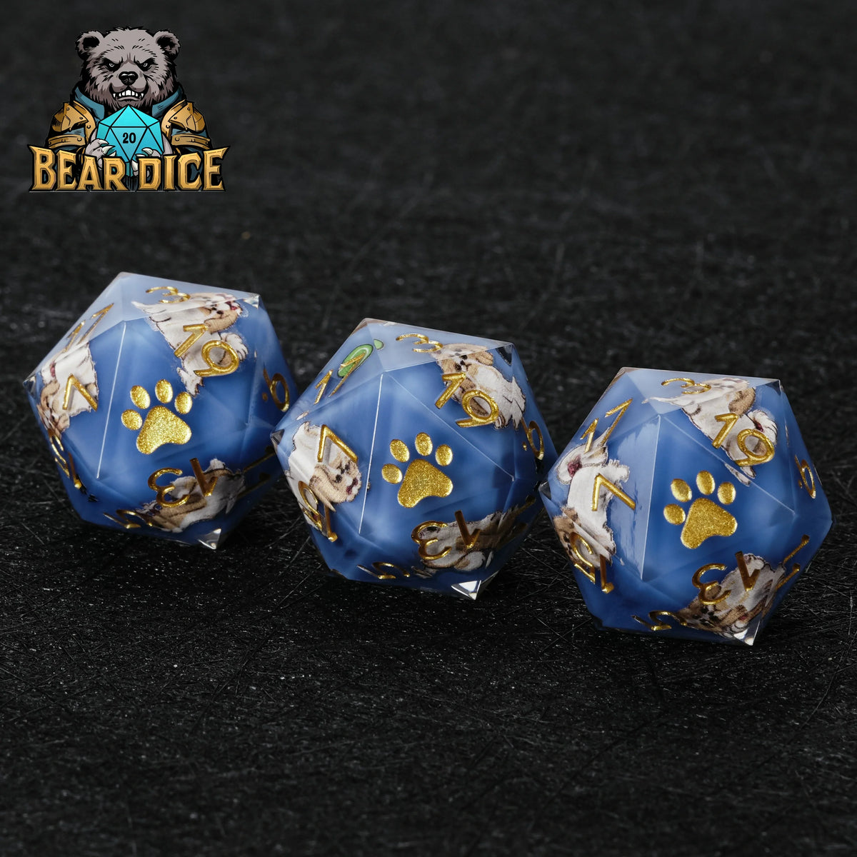 Shih Tzu Resin D20 Die – alternate product view