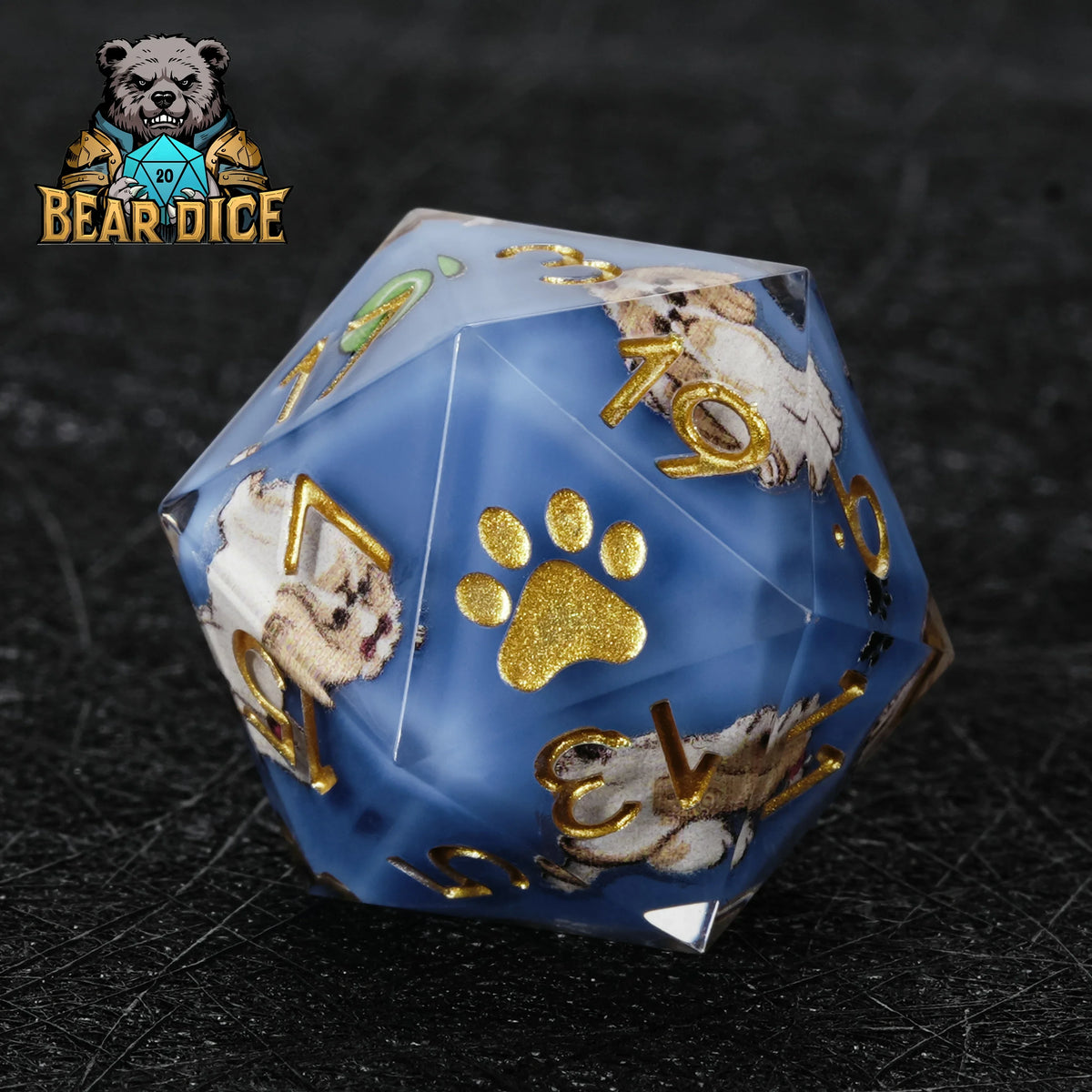 Shih Tzu Resin D20 Die – alternate product view