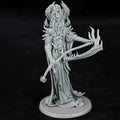 Skeleton RPG – 3D-Printed Tabletop Model – Scythean Printable – 3D Printed Evil Skeleton Lord Elder Robe Flint Scythe