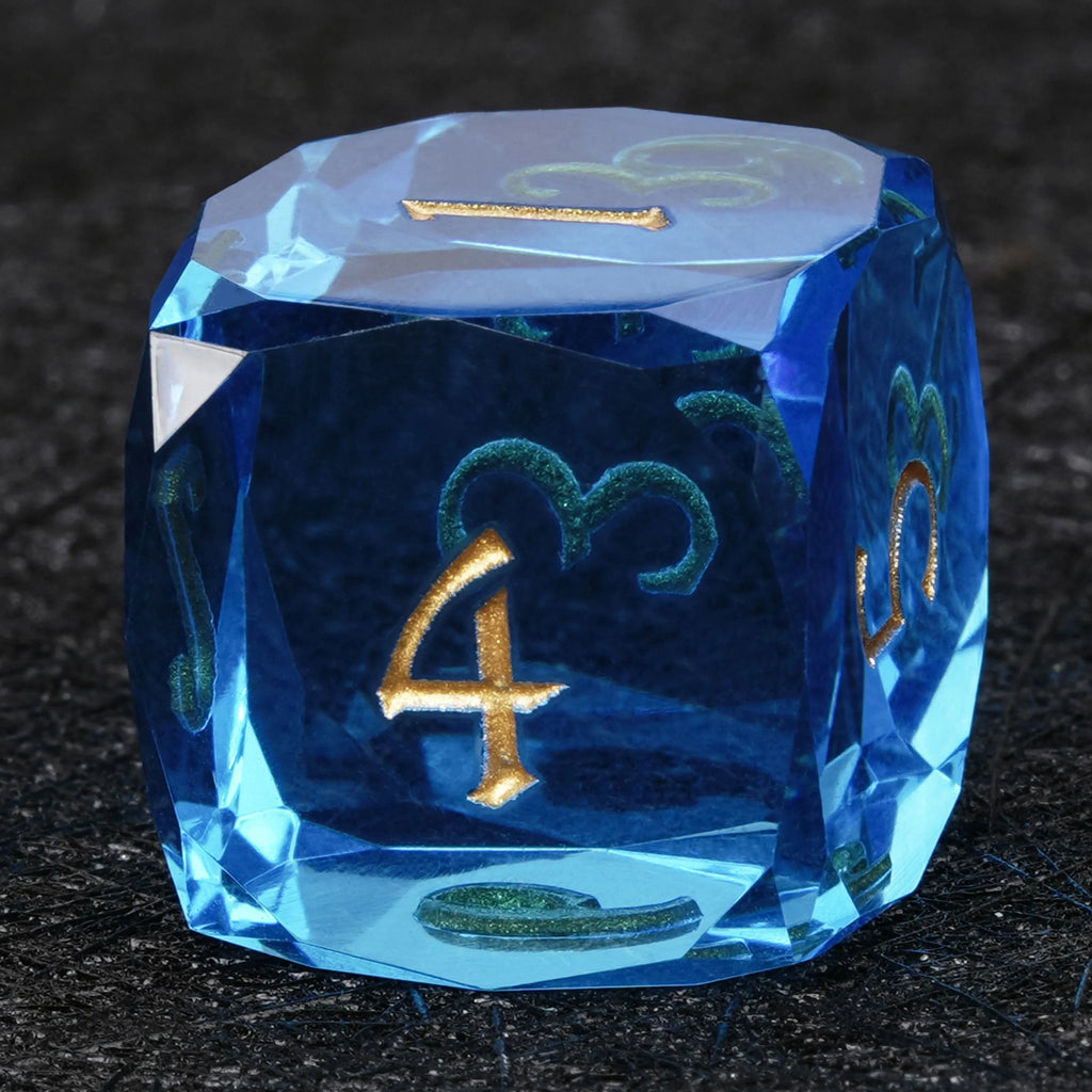 Sky Resin Sharp Edge Dice Set – alternate product view