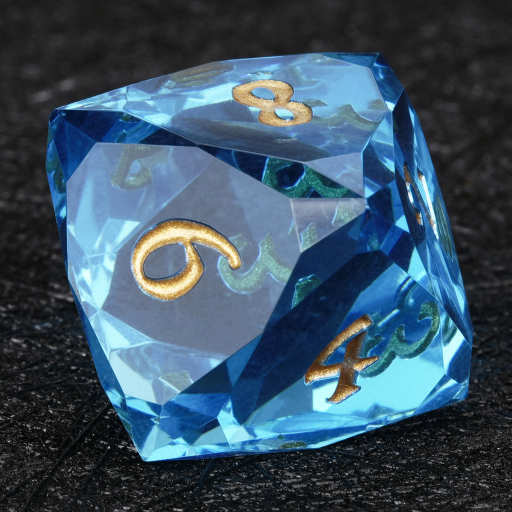 Sky Resin Sharp Edge Dice Set – alternate product view