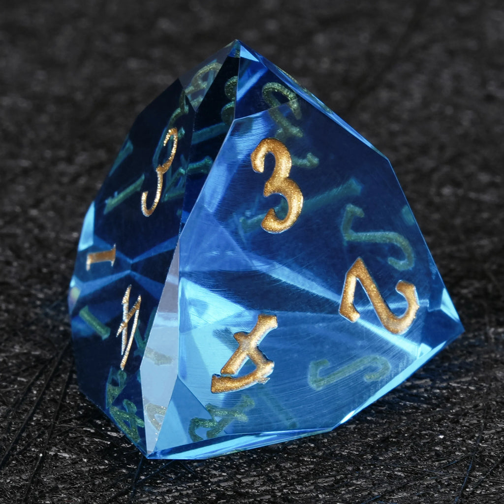 Sky Resin Sharp Edge Dice Set – alternate product view