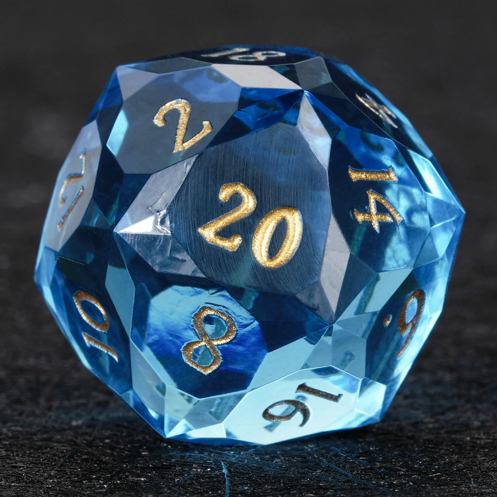 Sky Resin Sharp Edge Dice Set – alternate product view