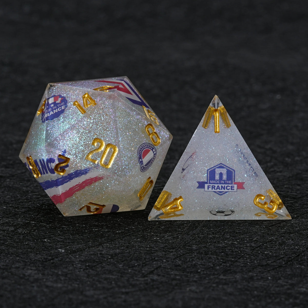 Soccer Resin Dice Set – Netherlands Football – alternate product view