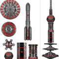 Space Rocket Metal RPG Dice Set