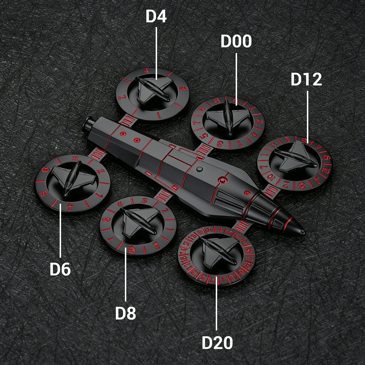 Spaceship Wing Metal – Personalized Design – Personalized Design 2 – alternate product view