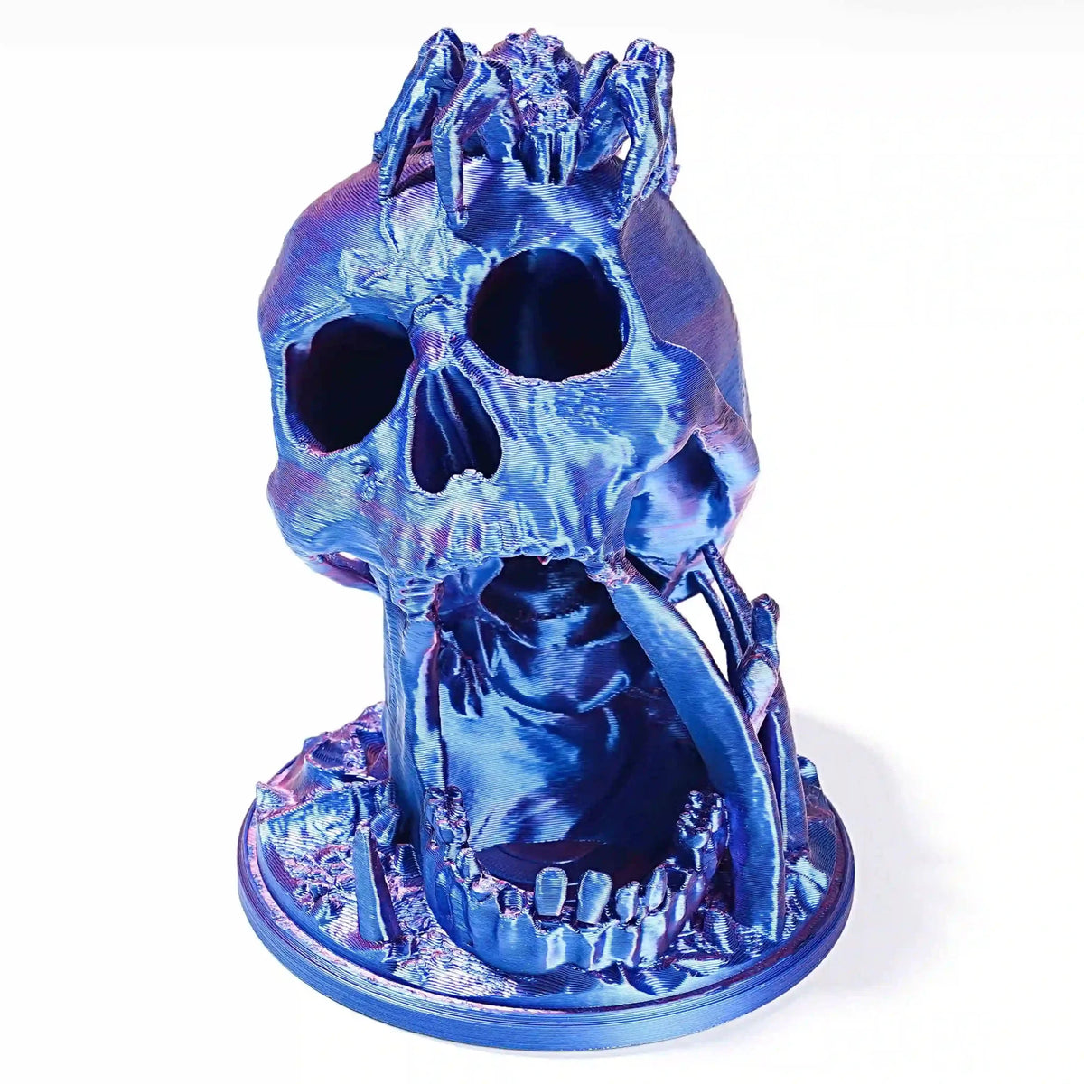 Spider Skull Dice Tower – Unique spider skull dice tower suitable for all kinds of mini dice and small size dnd dice
