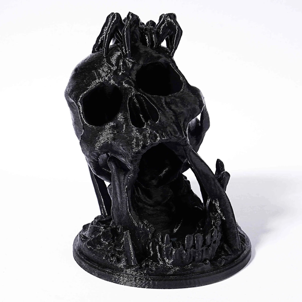 Spider Skull Dice Tower – Unique spider skull dice tower suitable for all kinds of mini dice and small size dnd dice