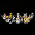 Standees RPG Miniature – Acrylic Tabletop Model – 12 Adorable Puppy Breed Acrylic Standee Gift Set
