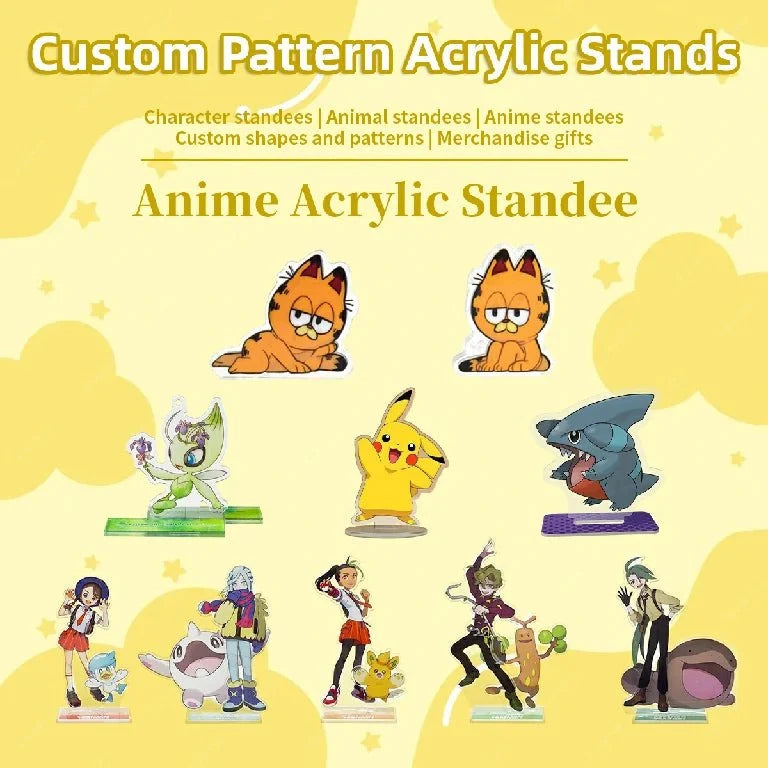Standees RPG Miniature – Acrylic Tabletop Model – Custom Acrylic Standees – Personalized transparent acrylic standees