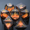 Star Liquid Core Dice Set – Blazing Bear – Kickstarter Dice - Blazing Bear Liquid Core Resin Dice Set