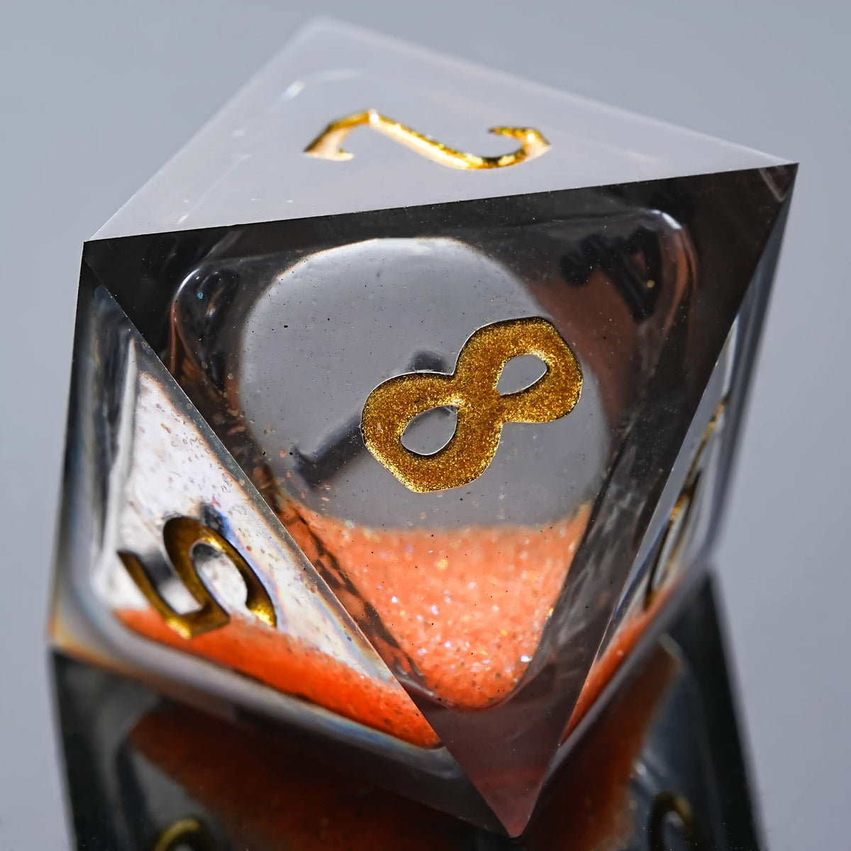 Star Liquid Core Dice Set – Blazing Bear – Kickstarter Dice - Blazing Bear Liquid Core Resin Dice Set