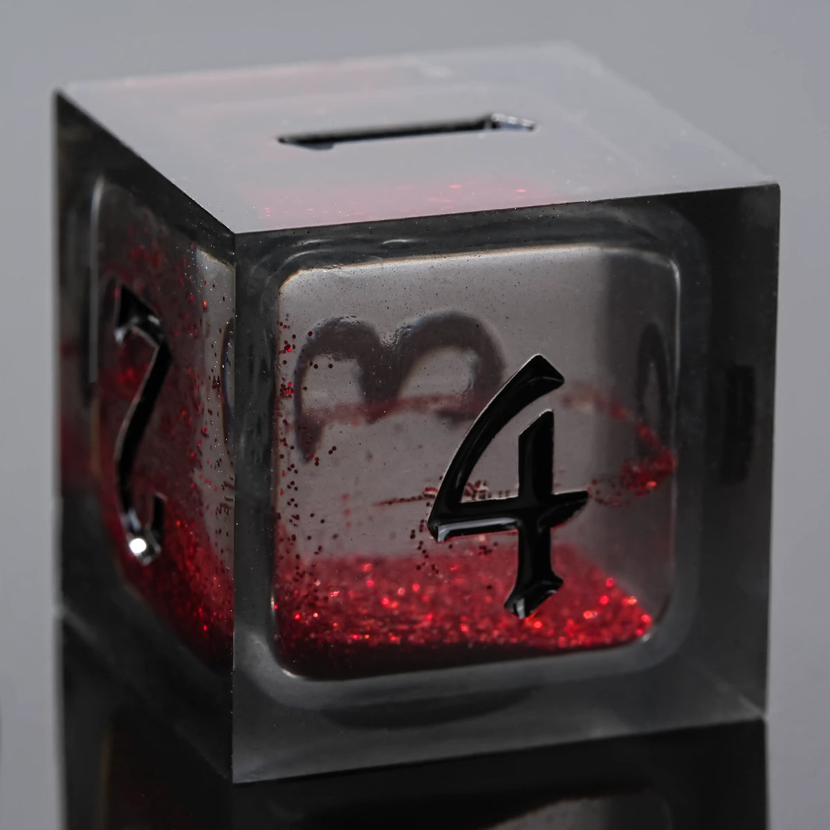 Star Liquid Core Dice Set – Vampire Bite – Kickstarter Dice - Vampire Liquid Core Resin Dice Set