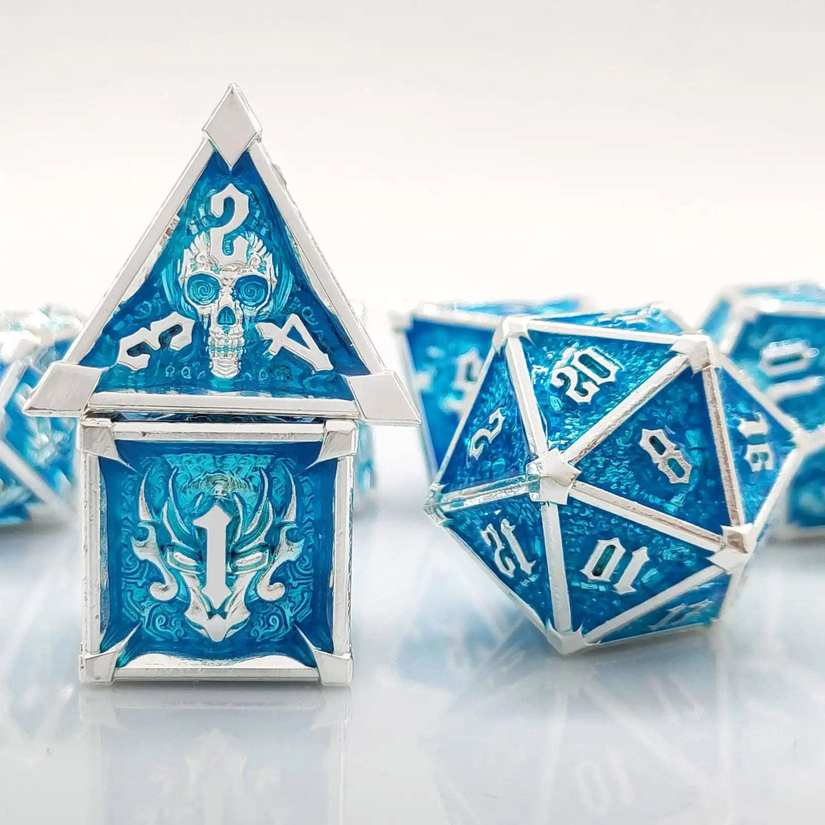 Star Metal DND Dice Set – Horn – Gothic Mysticism - Starhorn Metal dnd Dice Set Collection