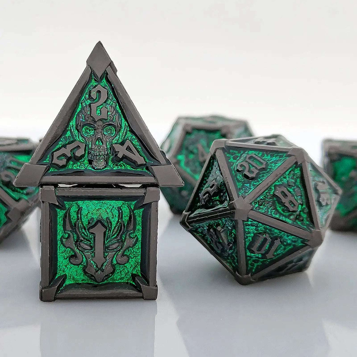 Star Metal DND Dice Set – Horn – Gothic Mysticism - Starhorn Metal dnd Dice Set Collection