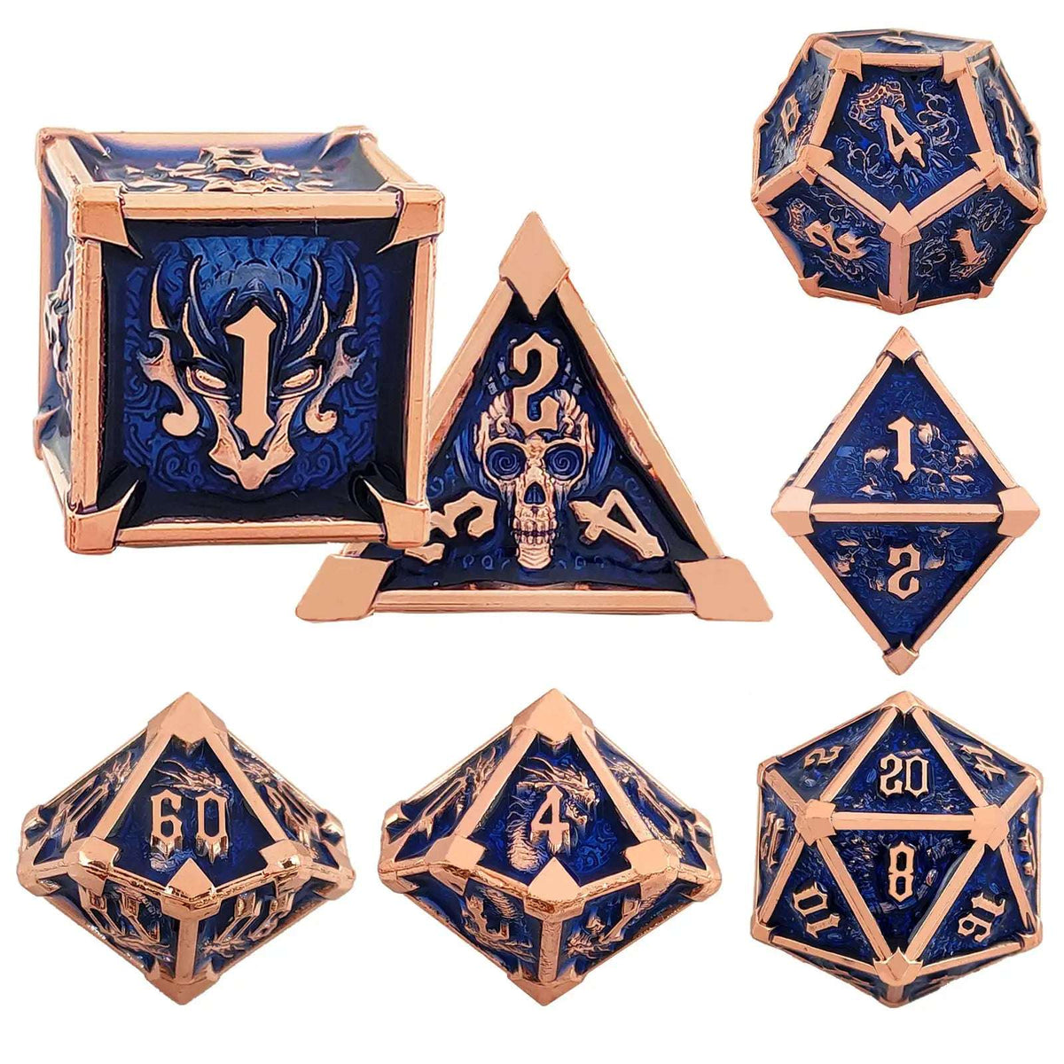 Star Metal DND Dice Set – Horn – Gothic Mysticism - Starhorn Metal dnd Dice Set Collection