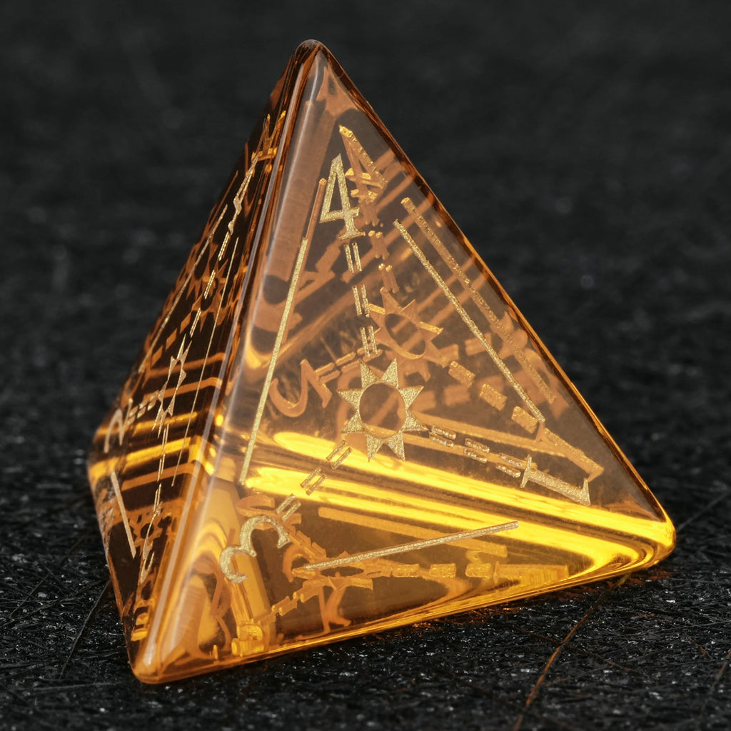 Star Natural Stone DND Dice Set – Starburst Constellation – alternate product view