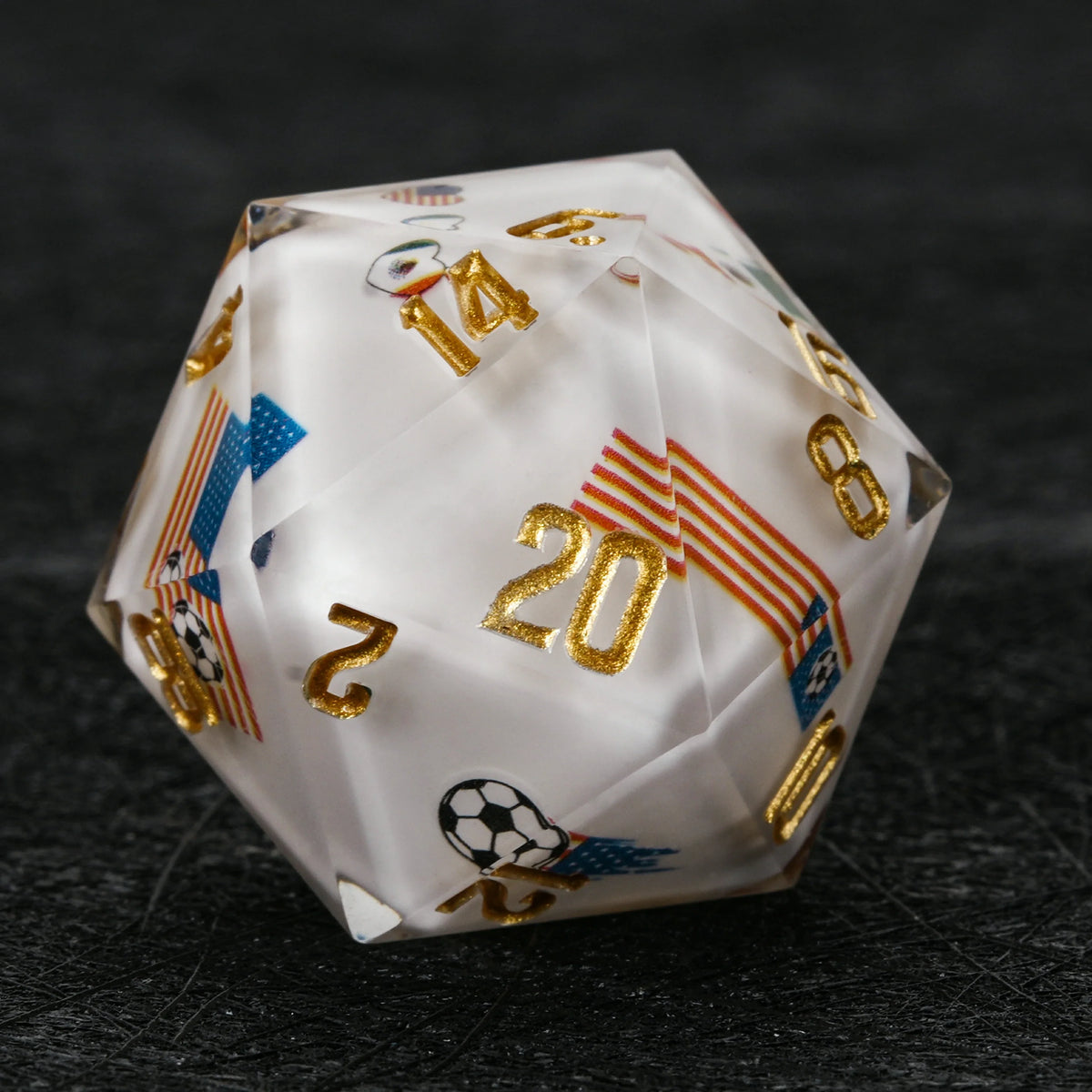 Star Resin DND Dice Set – Canada Mexico – alternate product view