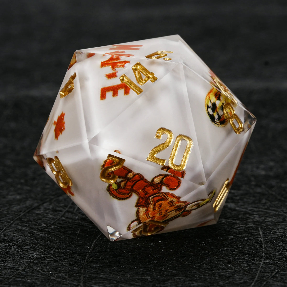 Star Resin DND Dice Set – Cup Kickstarter – Soccer World 1 – alternate product view