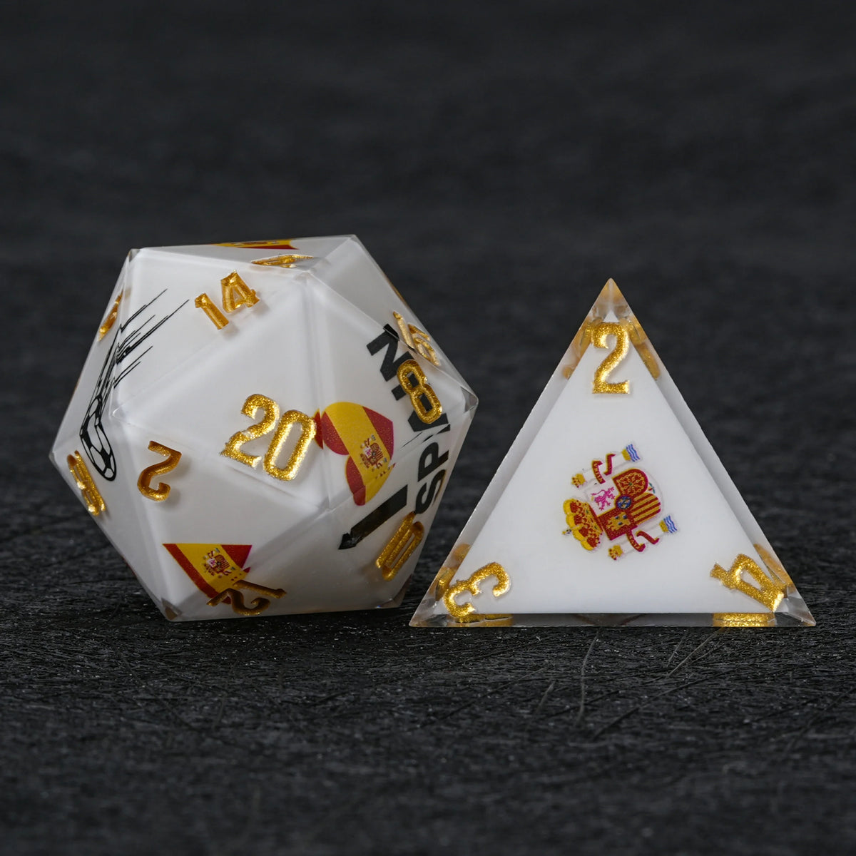 Star Resin DND Dice Set – Cup Kickstarter – alternate product view