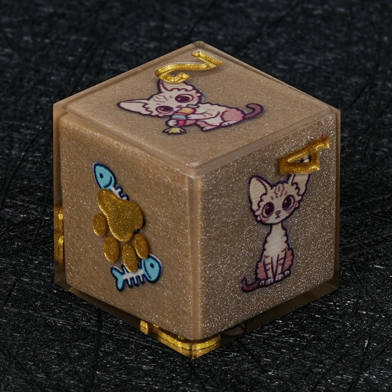 Star Resin DND Dice Set – Devon Rex – alternate product view