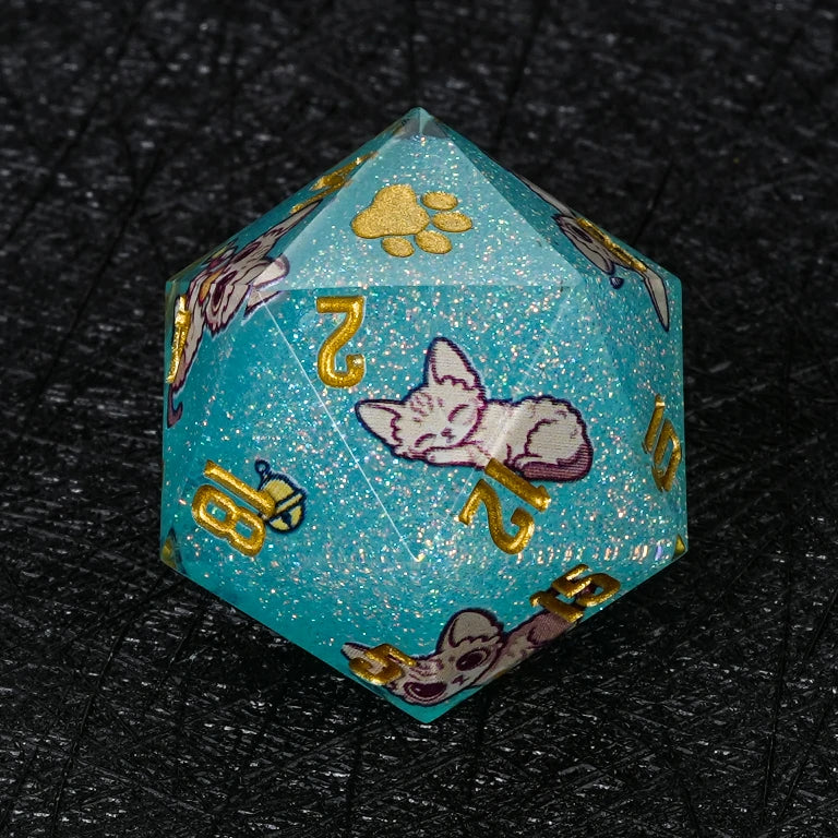 Star Resin DND Dice Set – Devon Rex – alternate product view