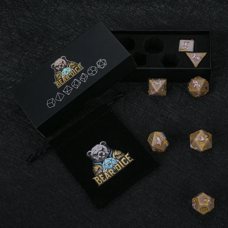 Star Resin DND Dice Set – Devon Rex – alternate product view