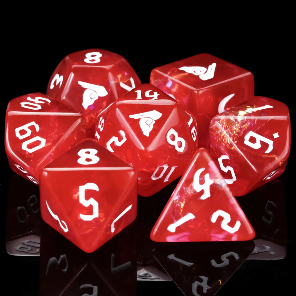 Star Resin DND Dice Set – Kickstarter Monk – Kickstarter Dice – DND Monk Resin Dice Set