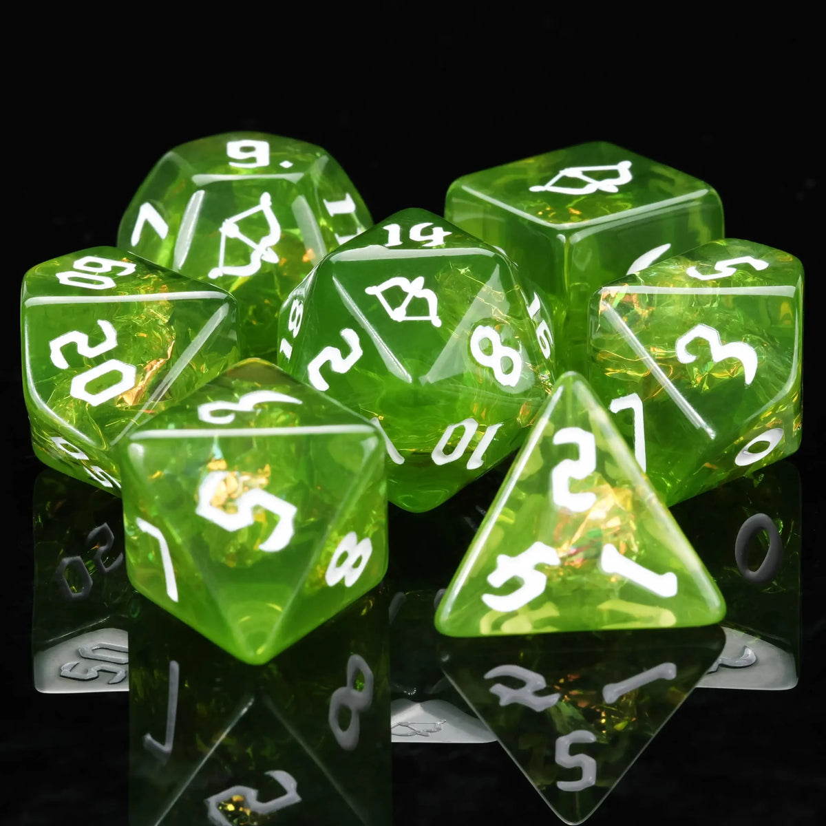 Star Resin D&D Dice Set – Kickstarter Ranger – Kickstarter Dice – Ranger Resin D&D Dice Set