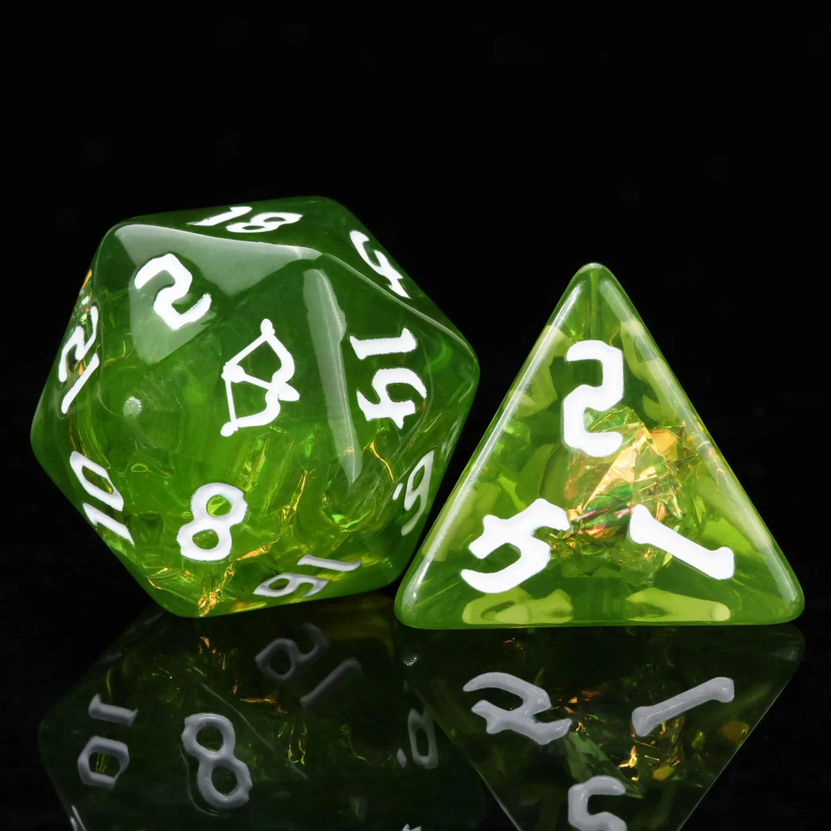 Star Resin D&D Dice Set – Kickstarter Ranger – Kickstarter Dice – Ranger Resin D&D Dice Set