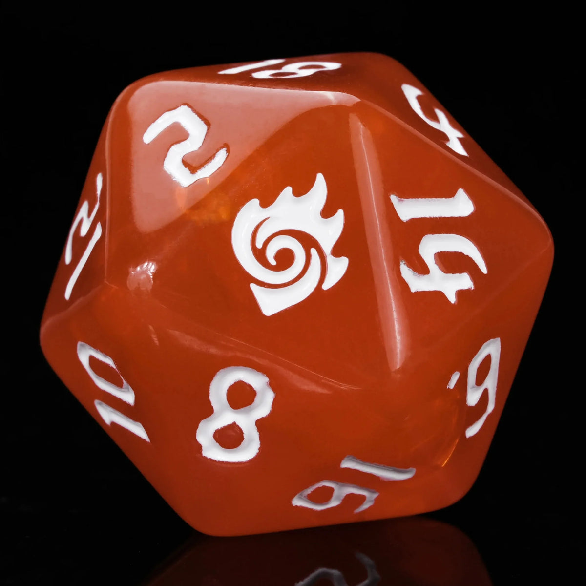 Star Resin DND Dice Set – Kickstarter Sorcerer – Kickstarter Dice – Warlock Resin Dice Set + White Numbers