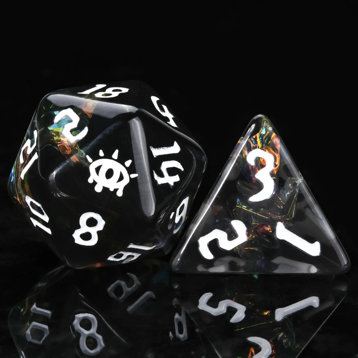 Star Resin D&D Dice Set – Kickstarter Warlock – Kickstarter Dice - Warlock Resin D&D Dice Set