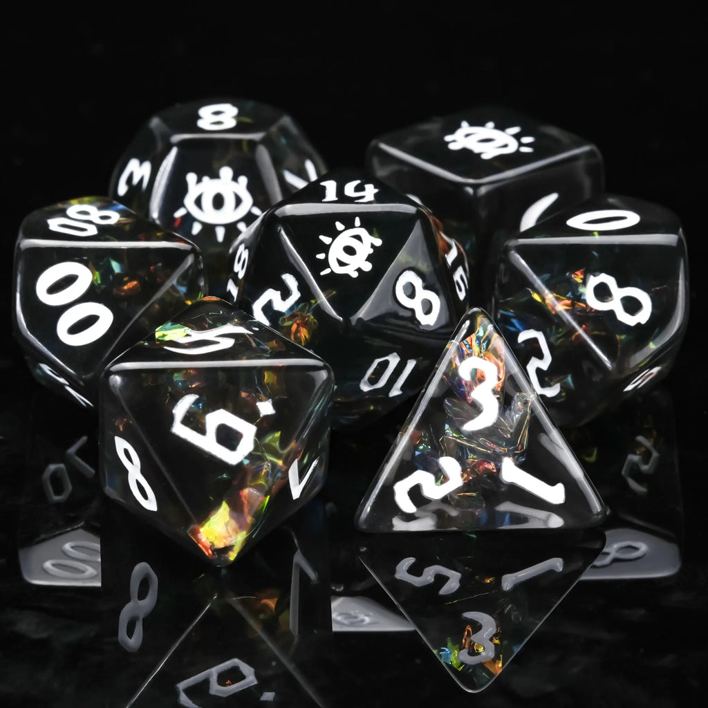 Star Resin D&D Dice Set – Kickstarter Warlock – Kickstarter Dice - Warlock Resin D&D Dice Set