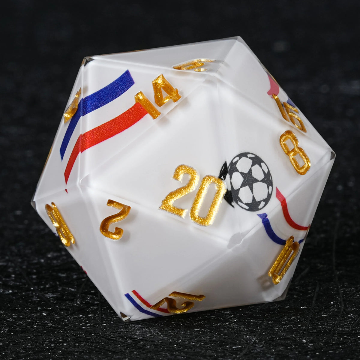 Star Resin DND Dice Set – Netherlands Football – alternate product view
