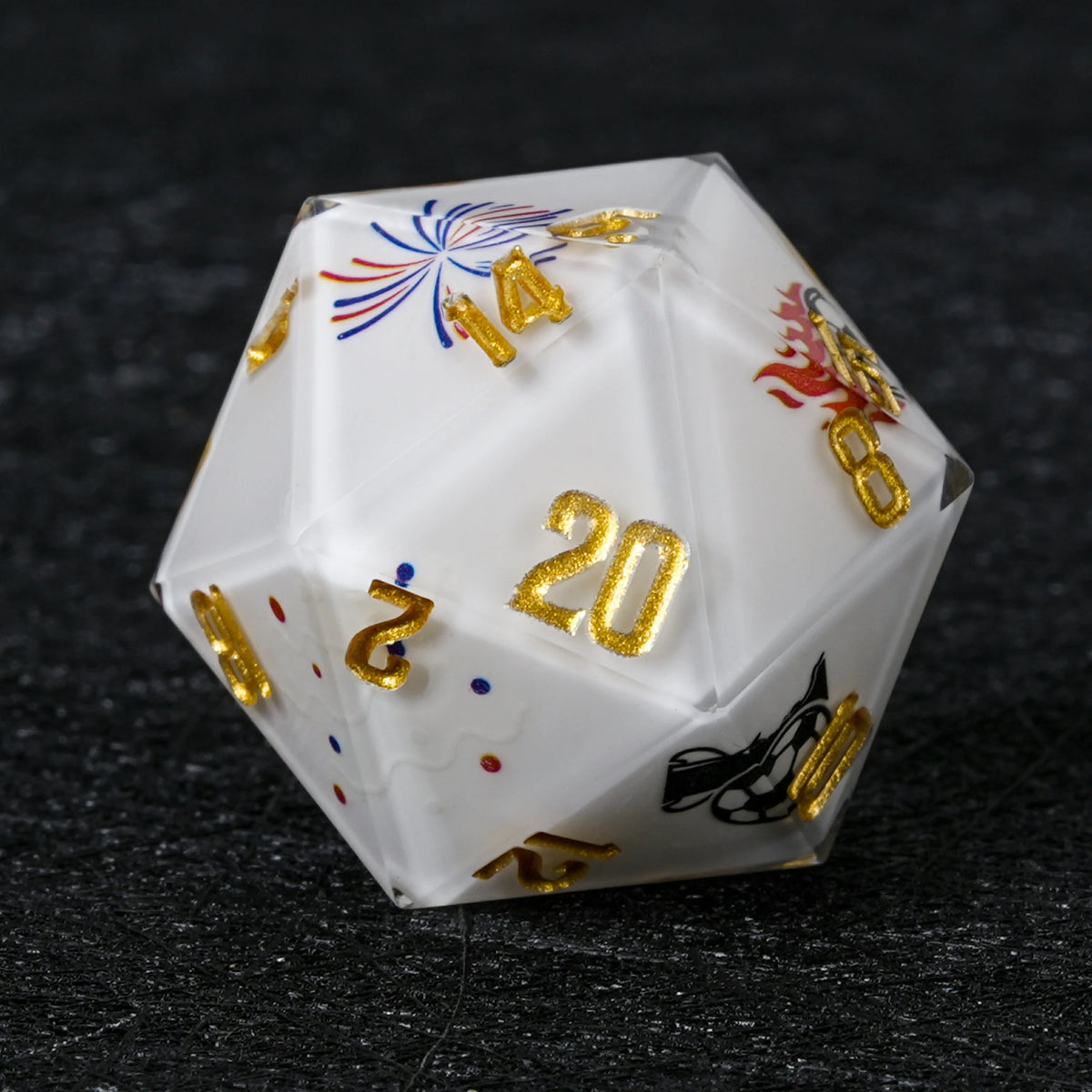 Star Resin DND Dice Set – World Cup – alternate product view