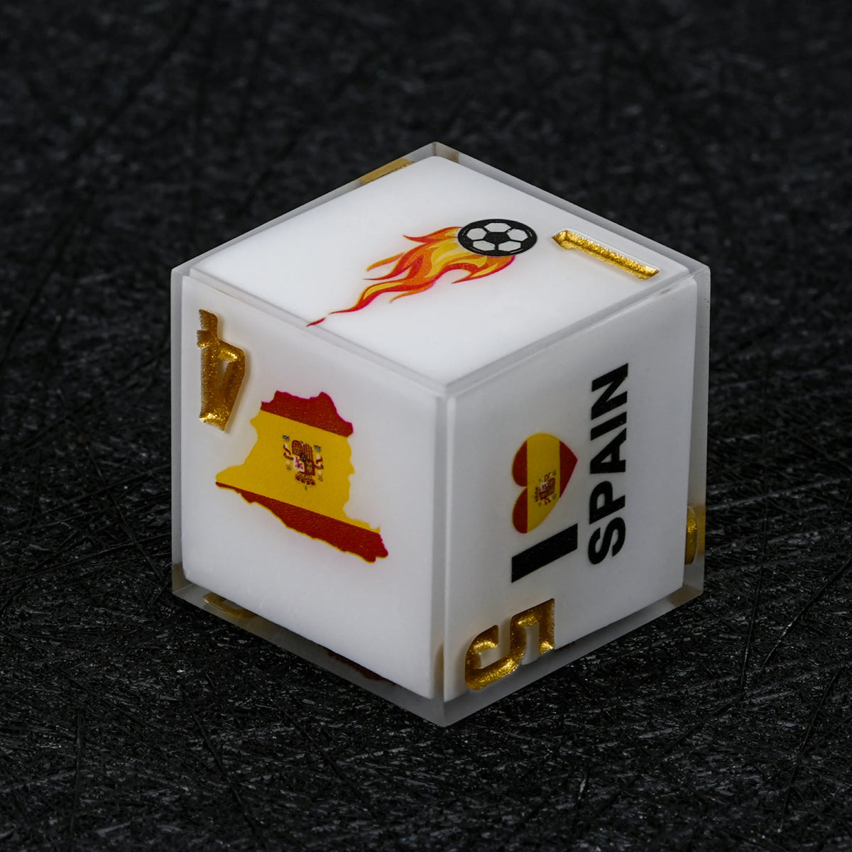 Star Resin DND Dice Set – World Cup – France Soccer 1 – alternate product view