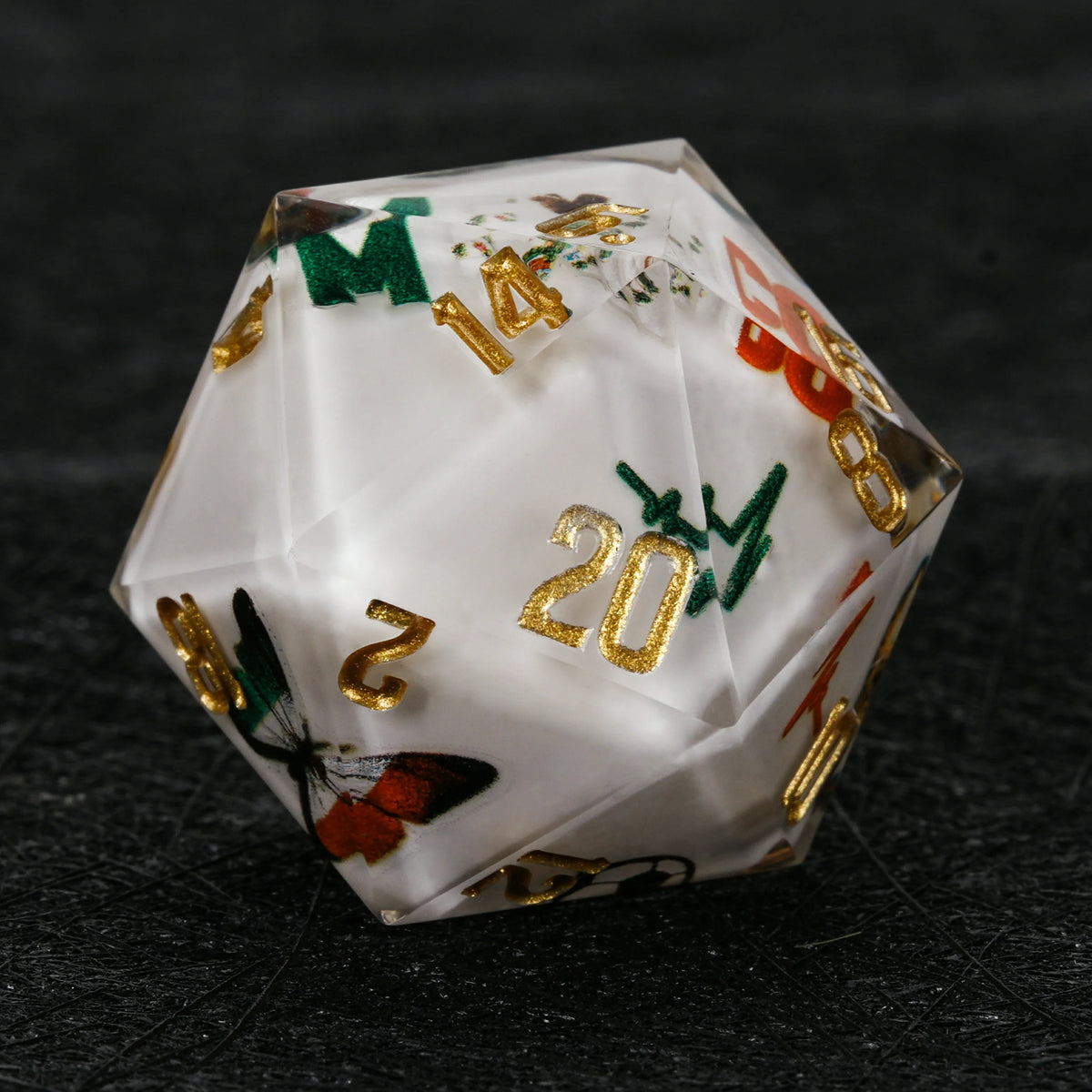 Star Resin DND Dice Set – World Cup – Mexico Soccer 1 – alternate product view