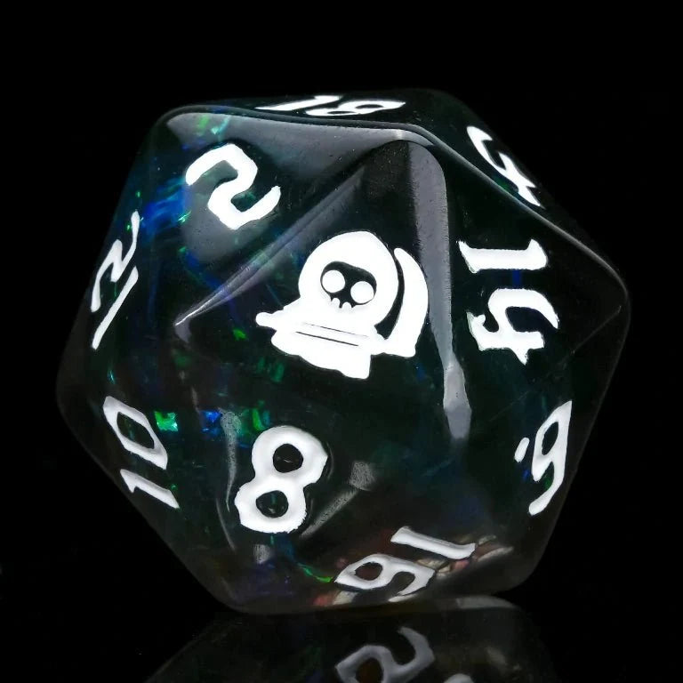 Star Resin RPG Dice Set – Death Comes – Kickstarter Dice — Death Comes Resin Dice Set