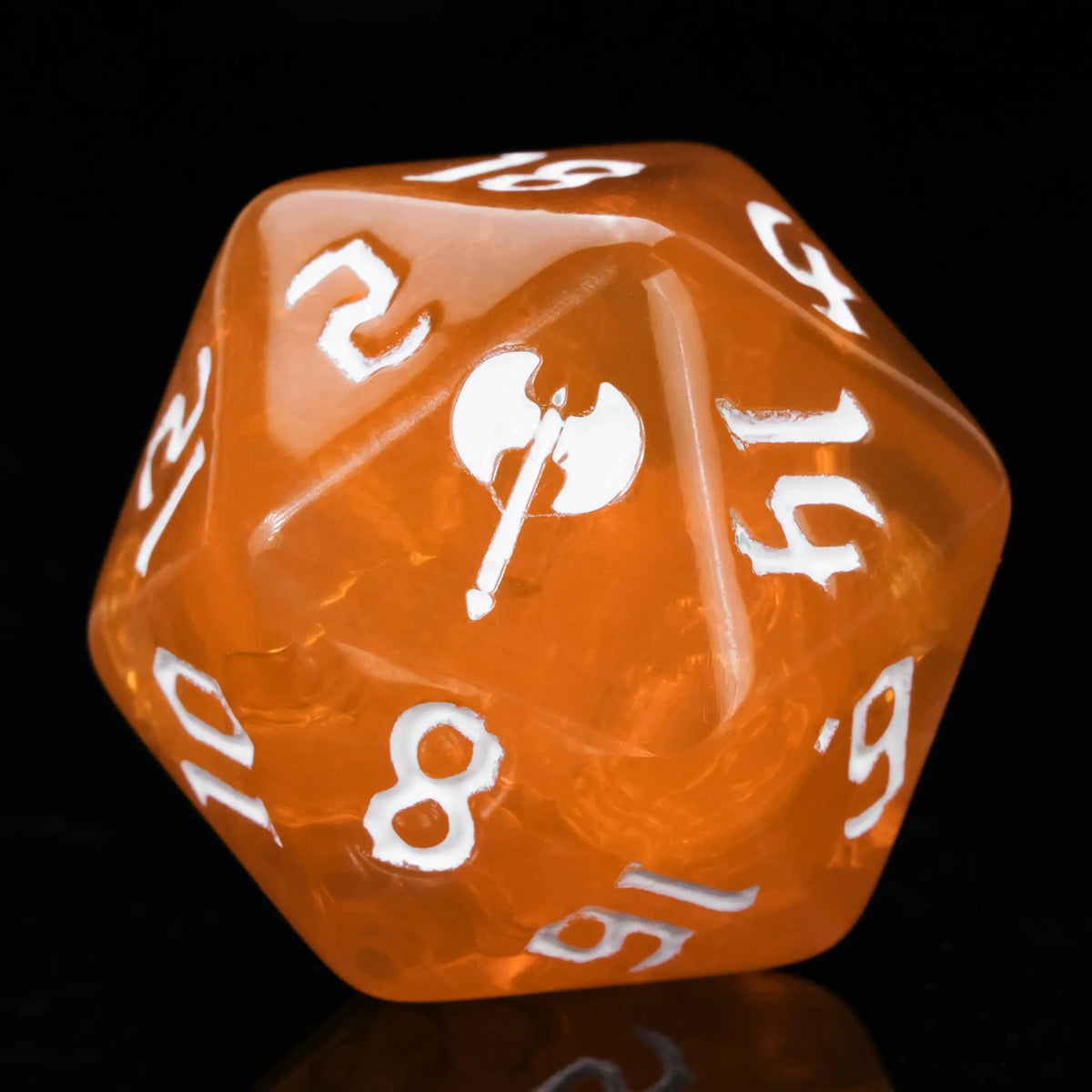 Star Resin RPG Dice Set – Kickstarter Barbarian – Kickstarter Dice – Barbarian Resin Polyhedral Dice Set