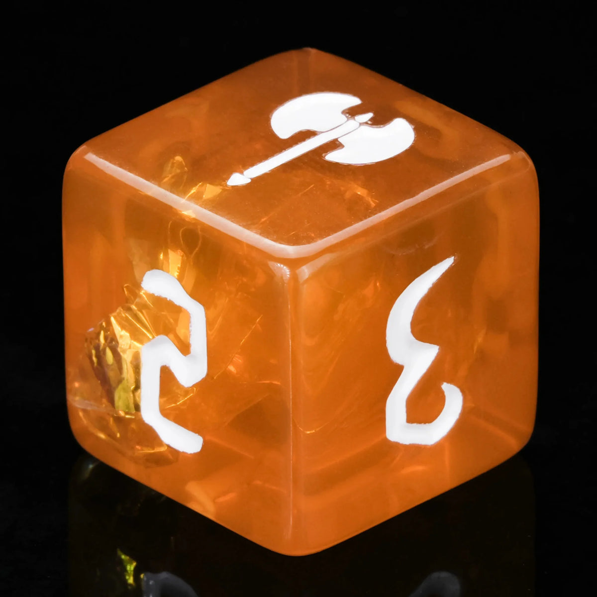 Star Resin RPG Dice Set – Kickstarter Barbarian – Kickstarter Dice – Barbarian Resin Polyhedral Dice Set