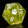 Star Resin RPG Dice Set – Kickstarter Druid – Kickstarter Dice – Green Druid Resin Dice Set