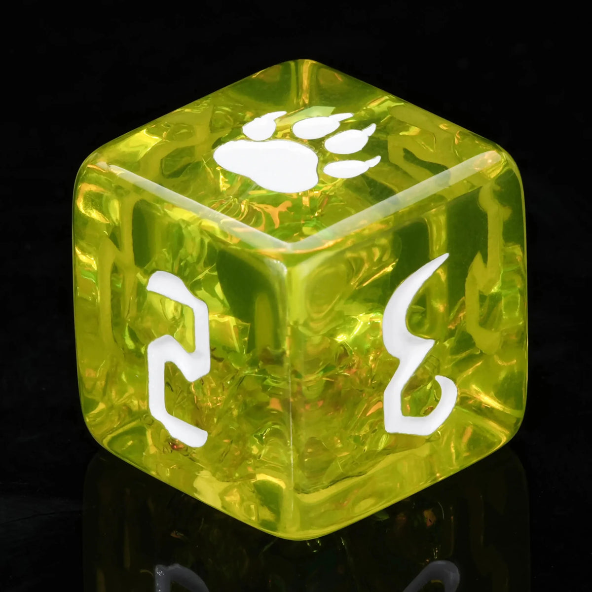Star Resin RPG Dice Set – Kickstarter Druid – Kickstarter Dice – Green Druid Resin Dice Set