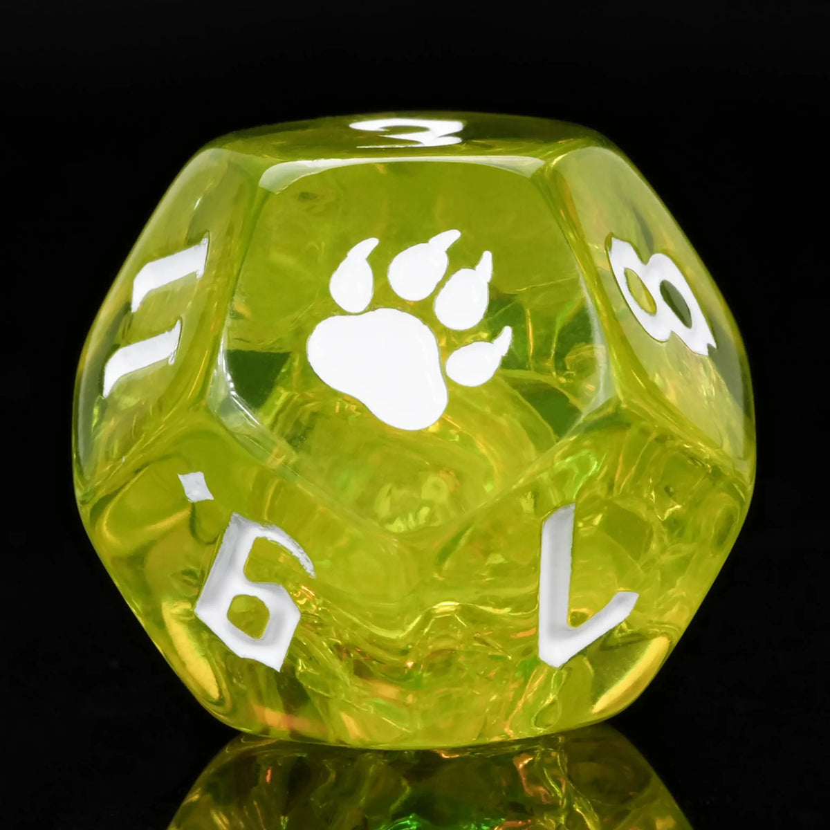 Star Resin RPG Dice Set – Kickstarter Druid – Kickstarter Dice – Green Druid Resin Dice Set